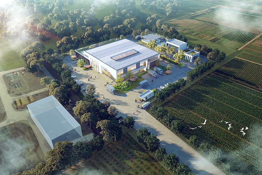 Station de Transfert Vertical des Déchets, Comté de Deqing, Huzhou, Zhejiang