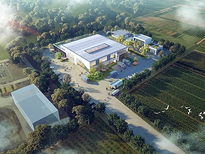 Station de Transfert Vertical des Déchets, Comté de Deqing, Huzhou, Zhejiang