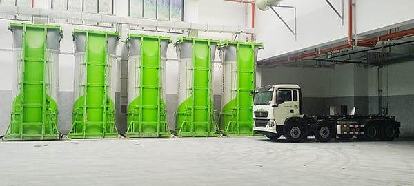 Station de Transfert Vertical des Déchets, Comté de Deqing, Huzhou, Zhejiang