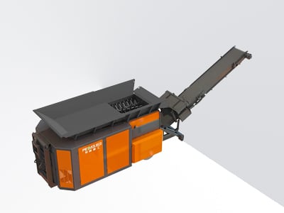 Broyeur à Cisaillement à Double Arbre