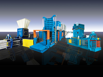 Presse à Balles Horizontale pour Déchets