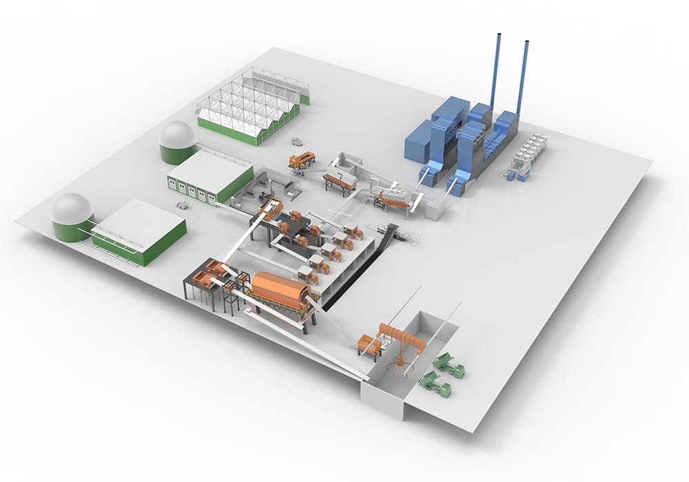 Système Complet de Traitement et Recyclage des Déchets
