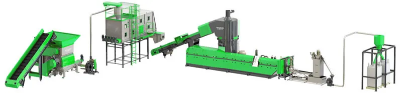 Ligne de Granulation du Plastique