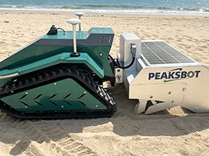 Robot de nettoyage de plage