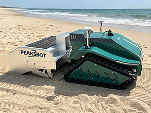 Robot de nettoyage de plage