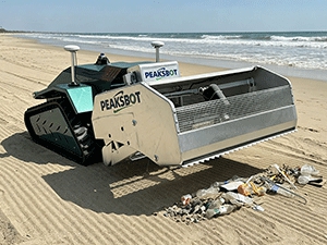 Robot de nettoyage de plage
